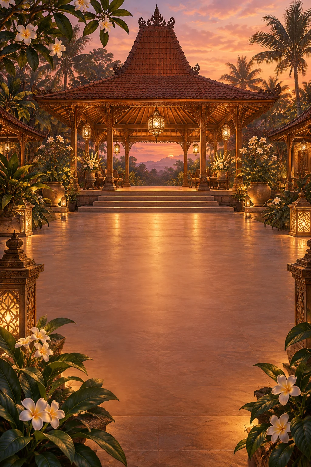 Ilustrasi Rumah Pendopo